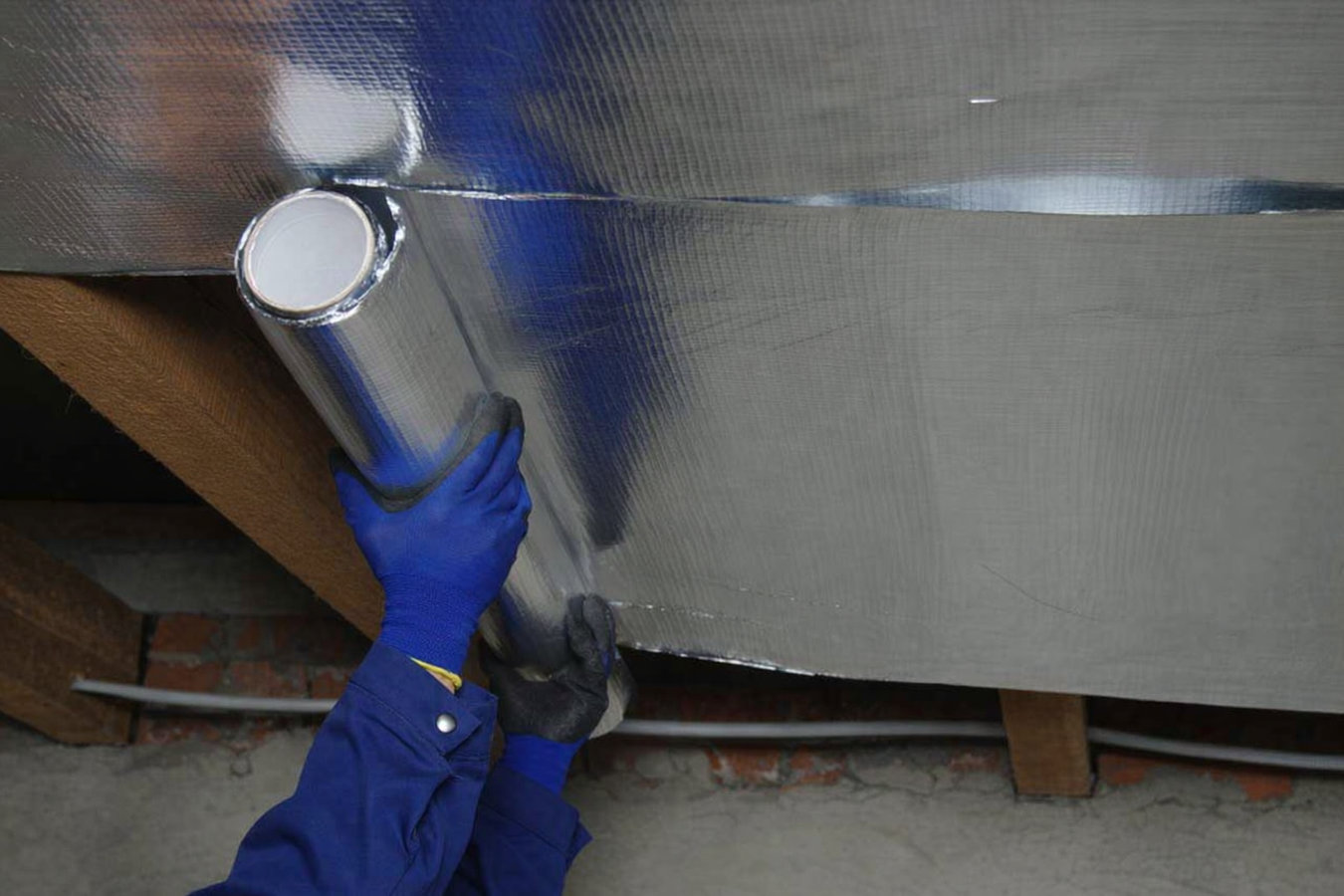 Vapor barrier installation